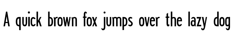 Preview of NVDAASDAWADIDOHI Normal ExtraCondensed font