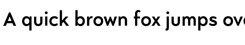 Preview of Nyata FTR Regular font