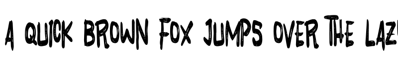 Preview of Nyctophobia Regular font