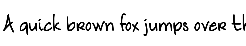 Preview of Nymph's Handwriting Regular font