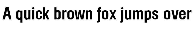 Preview of nzcasimile-co-nz Bold Condensed font