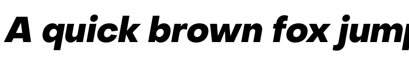 Preview of Object Sans Heavy Slanted font