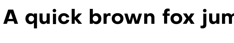 Preview of Objective Bold font