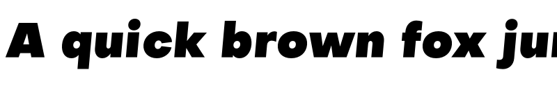 Preview of Objectivity Black Slanted font