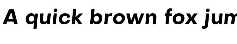 Preview of Objectivity Bold Slanted font