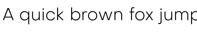 Preview of Objectivity Light font