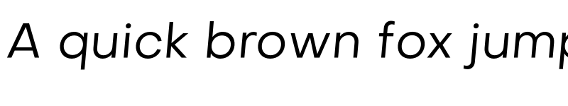 Preview of Objectivity Regular Slanted font