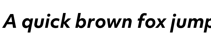 Preview of Objektiv Mk1 Bold Italic font