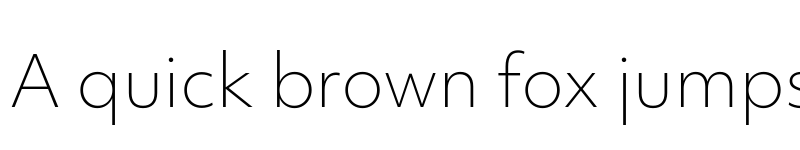 Preview of Objektiv Mk1 Thin font