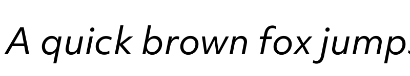 Preview of Objektiv Mk2 Italic font