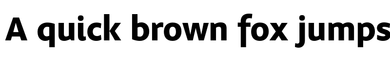 Preview of Obliqua Sans Bold font