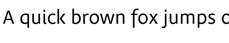 Preview of Obliqua Sans Regular font