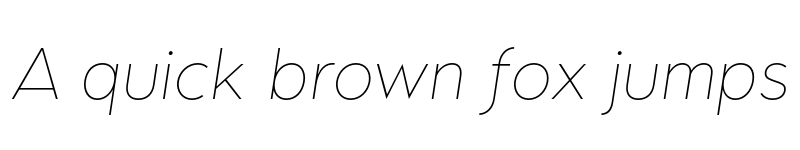 Preview of Oblivian Text Thin Italic font