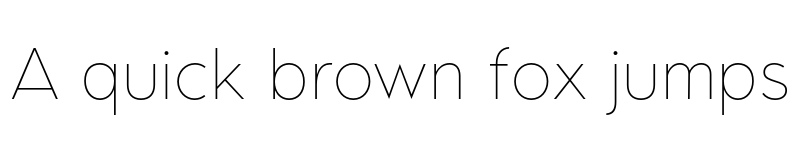 Preview of Oblivian Text Thin font