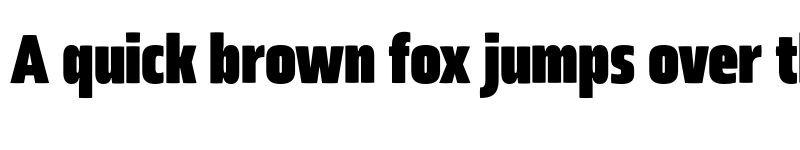 Preview of Obvia Condensed Black font