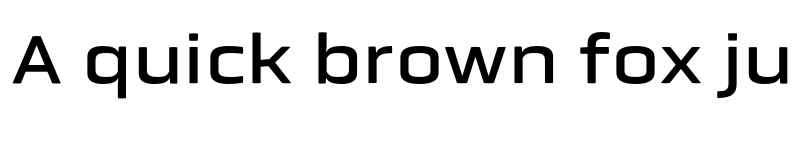 Preview of Obvia Expanded Regular font