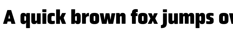 Preview of Obvia Narrow Black font