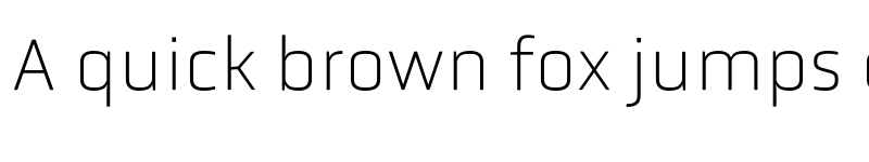 Preview of Obvia Thin font