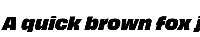 Preview of Obviously Black Italic font