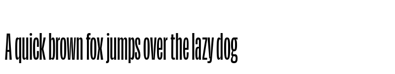 Preview of Obviously Compressed Semibold font