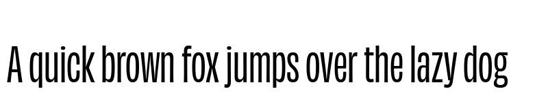 Preview of Obviously Condensed Medium font