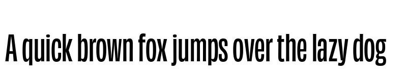 Preview of Obviously Condensed Semibold font