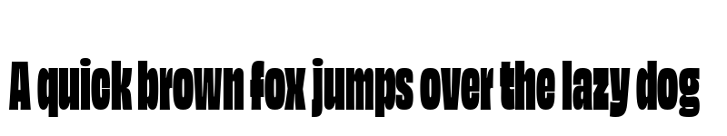 Preview of Obviously Condensed Super font