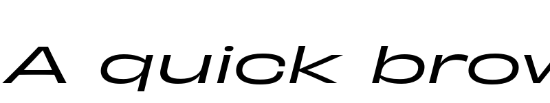 Preview of Obviously Extended Italic font