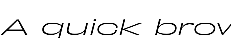 Preview of Obviously Extended Light Italic font