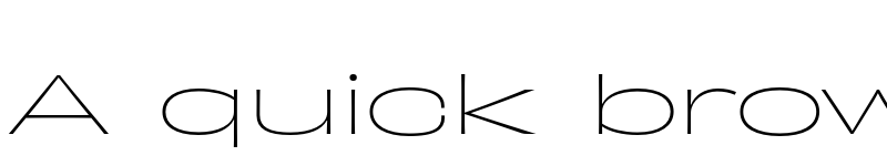 Preview of Obviously Extended Thin font