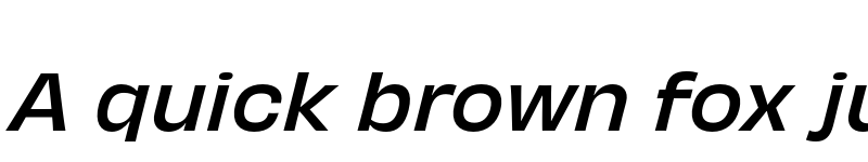 Preview of Obviously Medium Italic font