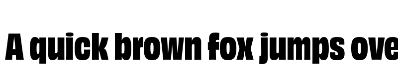 Preview of Obviously Narrow Black font