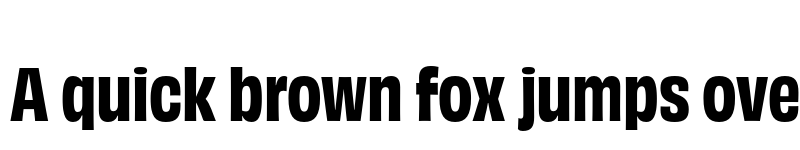 Preview of Obviously Narrow Bold font