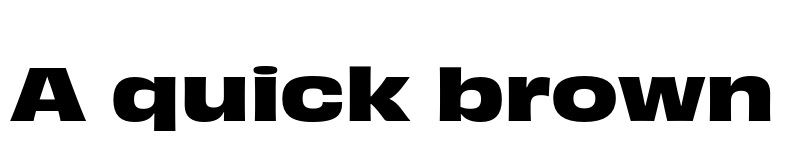 Preview of Obviously Wide Bold font