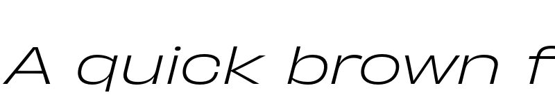 Preview of Obviously Wide Light Italic font