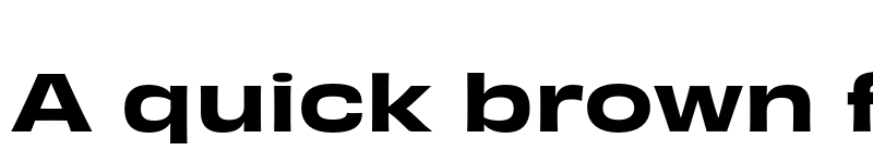 Preview of Obviously Wide Semibold font