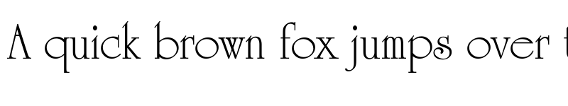Preview of Occidental Regular font