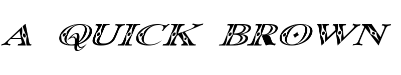 Preview of Occoluchi Italic Regular font