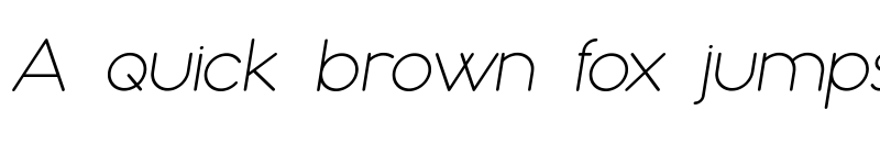 Preview of Occupied Italic font