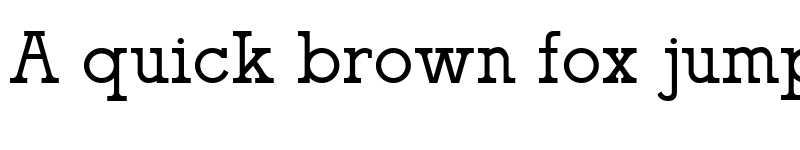 Preview of oce slab serif font