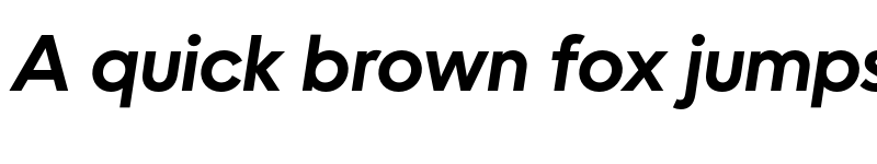 Preview of Oceanwide Semibold Oblique font