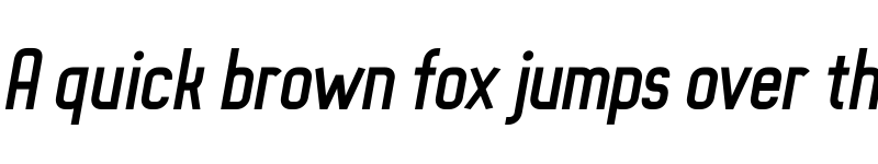 Preview of Octanis Sans Italic font