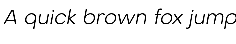 Preview of Octarine Light Oblique font