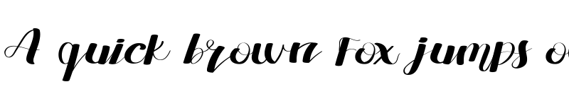 Preview of October Regular font