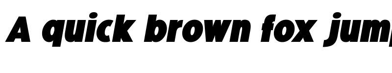 Preview of Oculi Magni Black Italic font