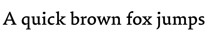 Preview of Oculi Text Medium font