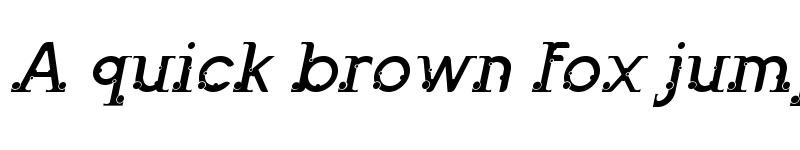 Preview of Odessa Italic font