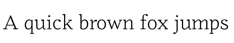 Preview of Odile Light font