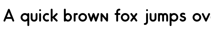 Preview of Odin Rounded Regular font