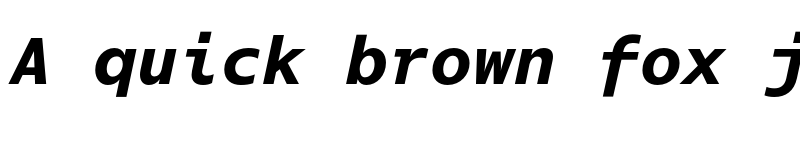 Preview of Odisseia Test Black Italic font